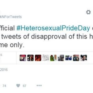 #HeterosexualPrideDay