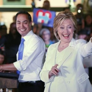 Julián Castro Hillary Clinton