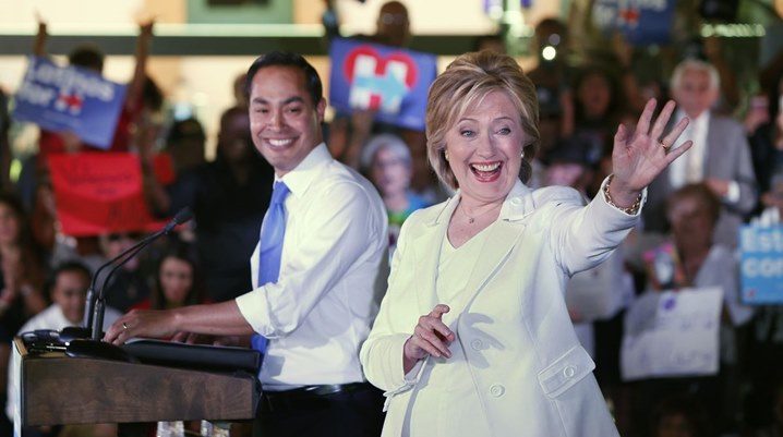 Julián Castro Hillary Clinton